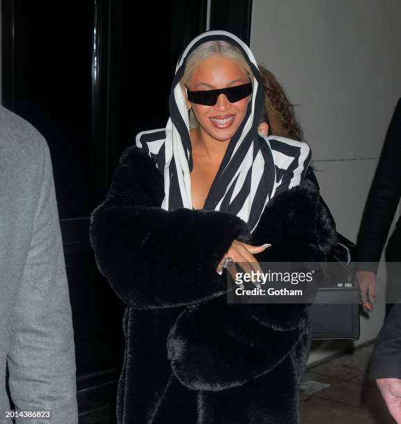Beyonce attends a screening of Tyler Perry's 'Mea Culpa' at the Paris Theater on February 15, 2024 in New York City.