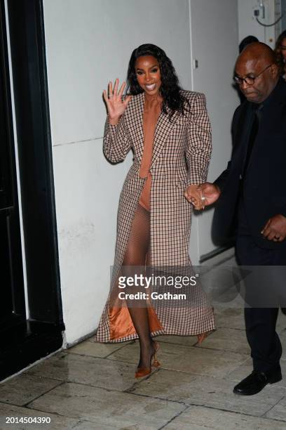 Kelly Rowland attends a screening of Tyler Perry's 'Mea Culpa' at the Paris Theater on February 15, 2024 in New York City.