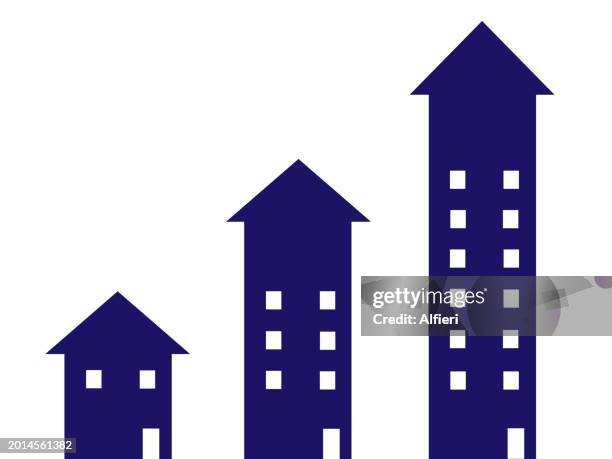 real estate market - real estate developer stock illustrations