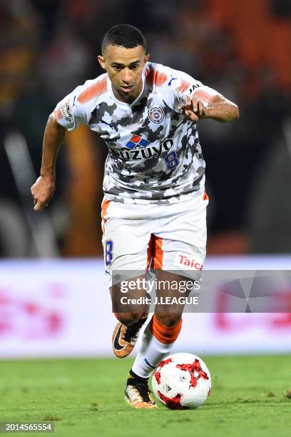 Tiago Alves of Shimizu S-Pulse in action during the J.League J1 match between Omiya Ardija and Shimizu S-Pulse at NACK5 Stadium Omiya on September...