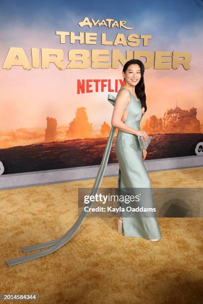 Arden Cho attends Netflix's "Avatar: The Last Airbender" world premiere event at The Egyptian Theatre Hollywood on February 15, 2024 in Los Angeles,...