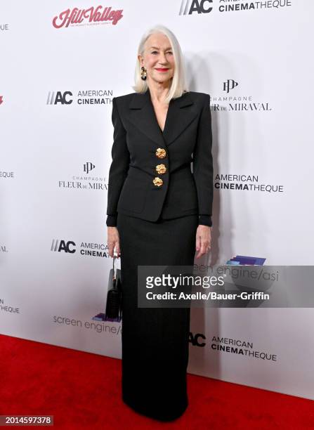 Helen Mirren attends the 37th Annual American Cinematheque Awards Honoring Helen Mirren, Kevin Goetz And Screen Engine at The Beverly Hilton on...