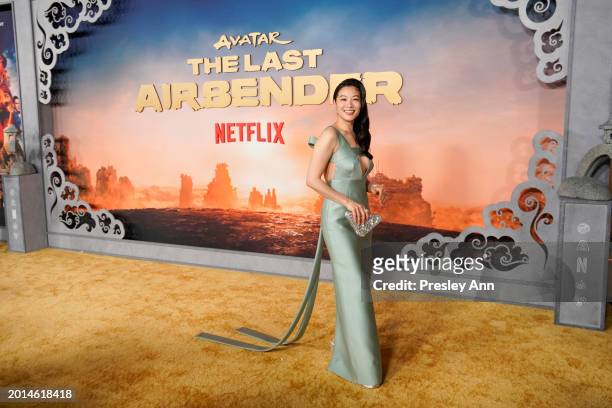 Arden Cho attends Netflix's "Avatar: The Last Airbender" world premiere at The Egyptian Theatre Hollywood on February 15, 2024 in Los Angeles,...
