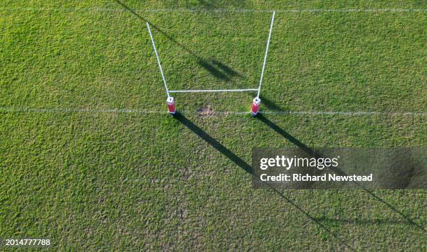 rugby goal - yard line stock pictures, royalty-free photos & images