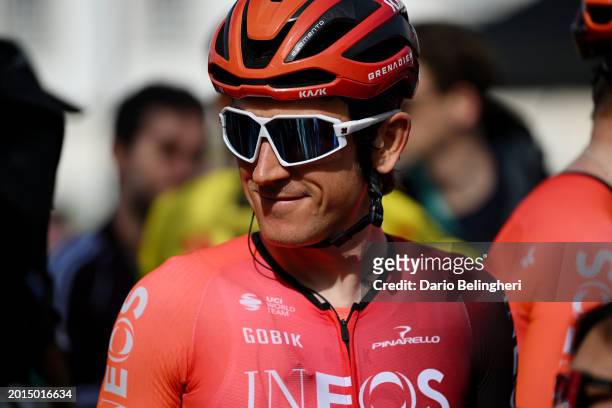 Geraint Thomas of The United Kingdom and Team INEOS Grenadiers prior to the 50th Volta ao Algarve em Bicicleta 2024, Stage 3 a 192.2km stage from...