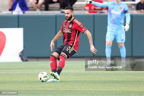 Atlanta United FC defender Derrick Williams during the game between the Atlanta United and the Birmingham Legion FC on January 27, 2024 at Protective...