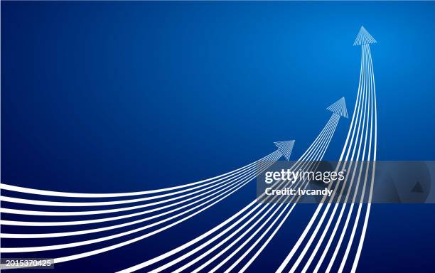 arrows growth up - winning stock illustrations