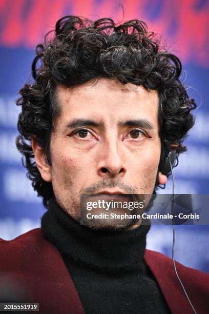 Raúl Briones Carmona is seen at the "La Cocina" press conference during the 74th Berlinale International Film Festival Berlin at Grand Hyatt Hotel on...