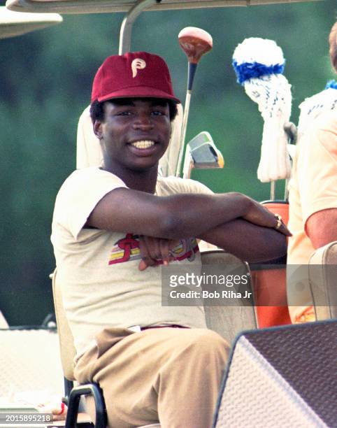 Actor Levar Burton on the golf course during Seals & Crofts National Invitational, October 21, 1978 in Mission Viejo, California.
