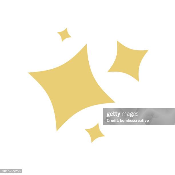 illustrations, cliparts, dessins animés et icônes de scintille l’icône des étoiles. sur fond blanc. ia, intelligence artificielle - etoile