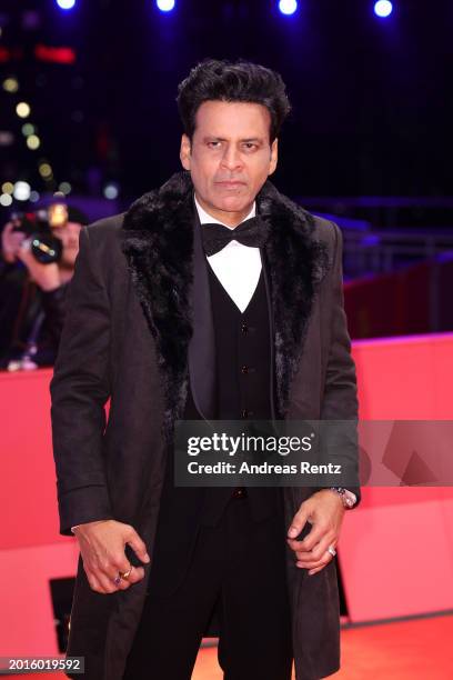 Manoj Bajpayee of the movie "The Fable" attends the "La Cocina" premiere during the 74th Berlinale International Film Festival Berlin at Berlinale...