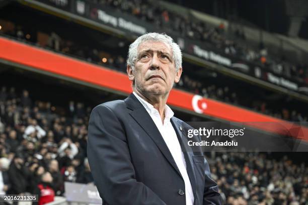 Head coach of Besiktas, Fernando Santos ahead of the Turkish Super Lig 26th week football match between Besiktas and TUMOSAN Konyaspor at Tupras...