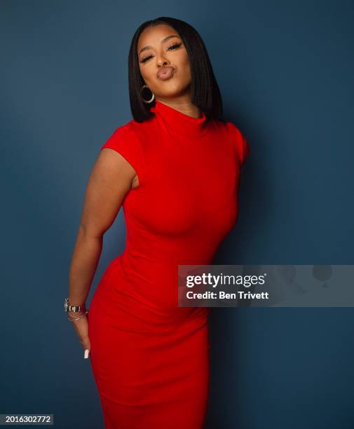 Drop poses for a portrait at the UMG Grammy Awards After Party for People Magazine on February 4, 2024 in Los Angeles, California.