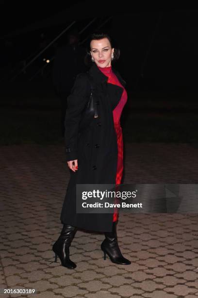 Debi Mazar attends the Burberry Winter 2024 show during London Fashion Week on February 19, 2024 in London, England.