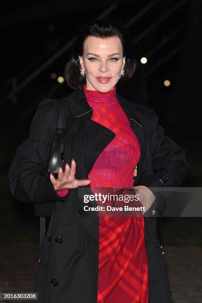 Debi Mazar attends the Burberry Winter 2024 show during London Fashion Week on February 19, 2024 in London, England.