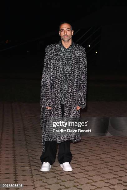 Mohammed Al Turki attends the Burberry Winter 2024 show during London Fashion Week on February 19, 2024 in London, England.