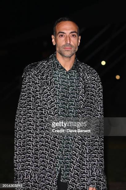 Mohammed Al Turki attends the Burberry Winter 2024 show during London Fashion Week on February 19, 2024 in London, England.
