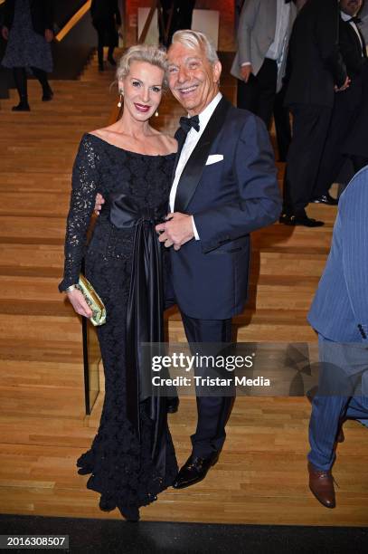 Grit Weiss and Jo Groebel attend the Cinema For Peace Gala 2024 on the occasion of the 74th Berlinale International Film Festival Berlin at WECC -...