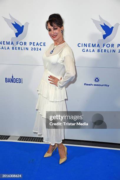 Anna Maria Kaufmann attends the Cinema For Peace Gala 2024 on the occasion of the 74th Berlinale International Film Festival Berlin at WECC -...