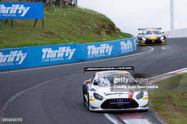 Car 130 Mercedes AMG Team GruppeM Racing Mercedes AMG GT3 A-Pro during Saturday qualifying at the Repco Bathurst 12 Hour at the Mount Panorama...