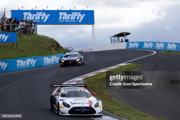 Car 130 Mercedes AMG Team GruppeM Racing Mercedes AMG GT3 A-Pro during Saturday qualifying at the Repco Bathurst 12 Hour at the Mount Panorama...