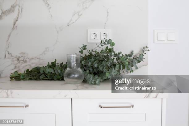 modern white kitchen - cristinairanzo stock pictures, royalty-free photos & images