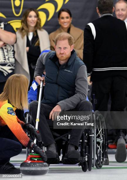 Prince Harry, Duke of Sussex, Luisana Lopilato and Meghan, Duchess of Sussex attend the Invictus Games One Year To Go Winter Training Camp at...