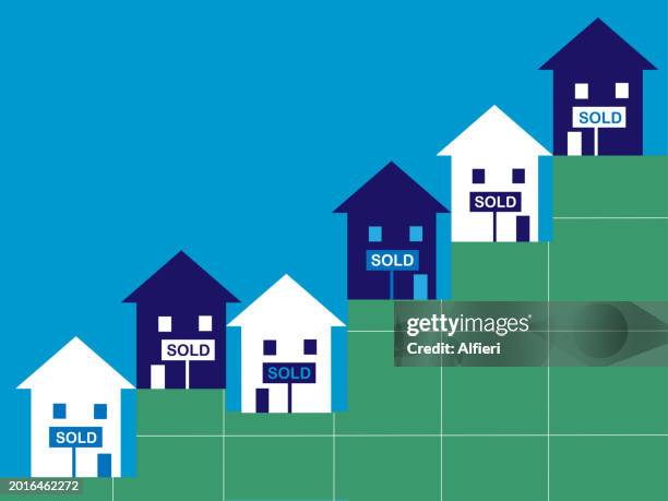 ilustraciones, imágenes clip art, dibujos animados e iconos de stock de rebajas de verano - problemas de vivienda