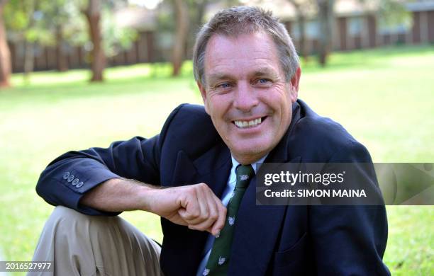 Ian Craig, the founder of the Lewa wildlife reserve, speaks during an interview at the Kenya Wildlife Service on November 17, 2010 in Nairobi....