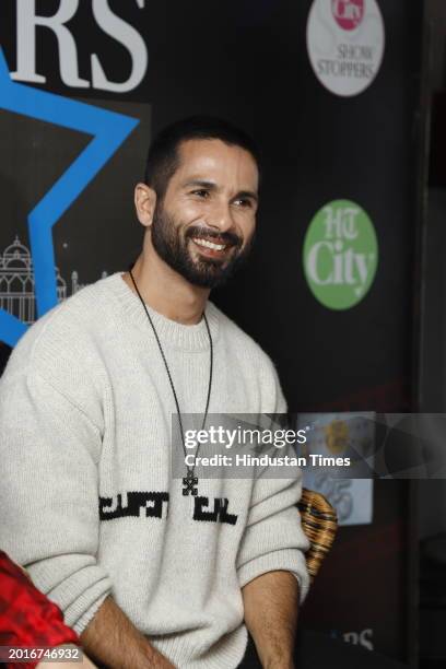 Bollywood actor Shahid Kapoor during an exclusive interview with HT City for the promotion of their upcoming movie "Teri Baaton Mein Aisa Uljha Jiya"...