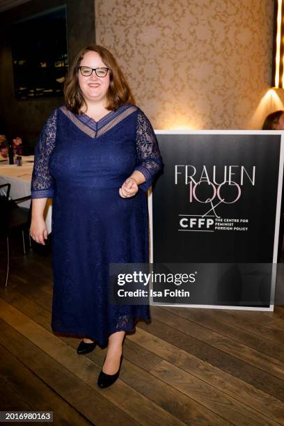 Ricarda Lang attends the FRAUEN100 x CFFP Dinner at The Charles Hotel on February 16, 2024 in Munich, Germany.