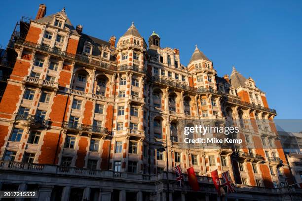 Manderin Park Hotel in the exclusive area of Knightsbridge on 19th January 2024 in London, United Kingdom. Traditionally wealthy parts of West...