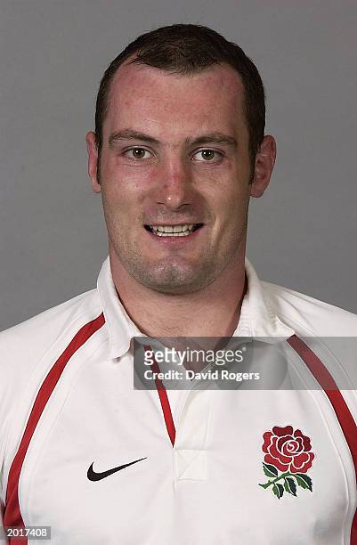 England Rugby Union Player Alex Codling pictured on May 21, 2003 at The Pennyhill Park Hotel, Bagshot, Surrey, England.