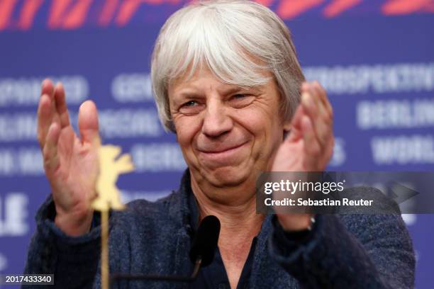 Andreas Dresen is seen at the "In Liebe, Eure Hilde" press conference during the 74th Berlinale International Film Festival Berlin at Grand Hyatt...