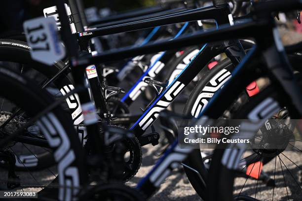 Bikes of Team TotalEnergies prior to the 56th Tour des Alpes Maritimes et du Var 2024, Stage 1 a 165.5km stage from Levens to Antibes on February 17,...