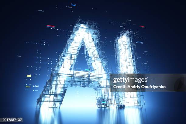 ai sign - apprentissage automatique photos et images de collection