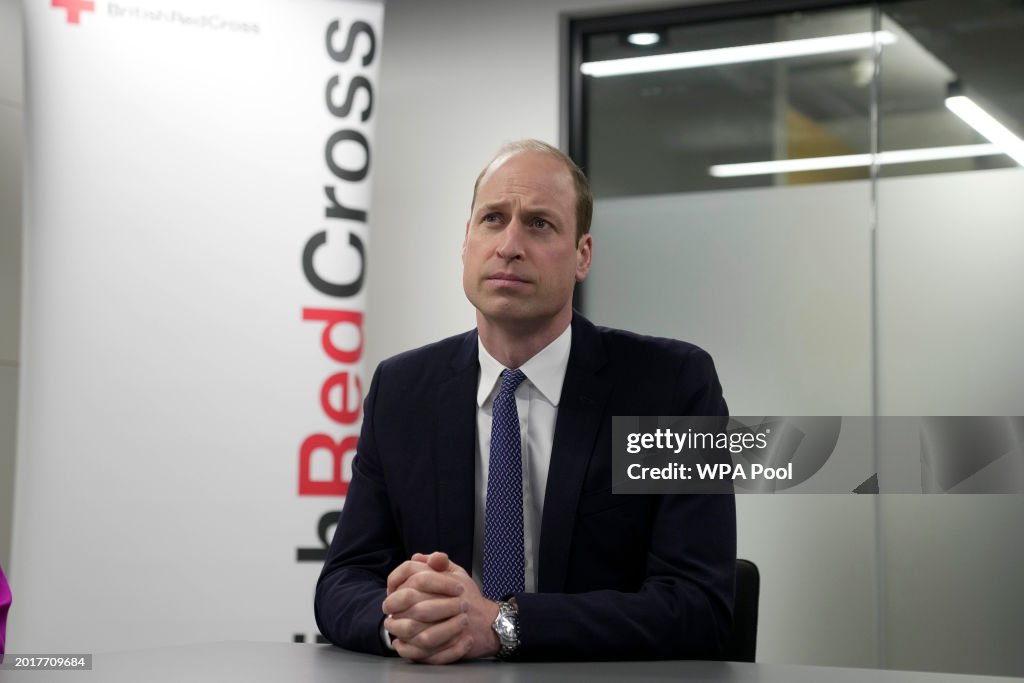 The Prince Of Wales Visits The British Red Cross