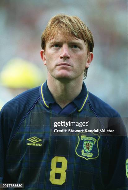 June 18: Stuart Mccall of Scotland portrait before the UEFA Euro 1996 Group A match between Scotland and Switzerland at Villa Park on June 18, 1996...
