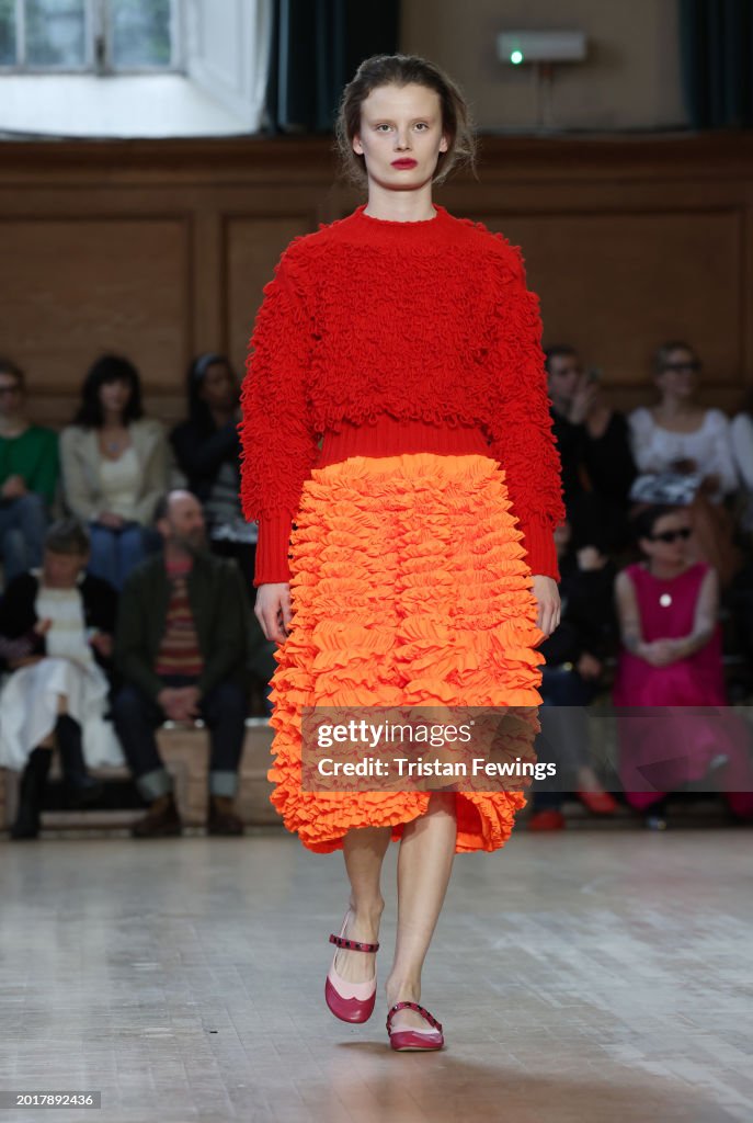 Molly Goddard - Runway - LFW February 2024