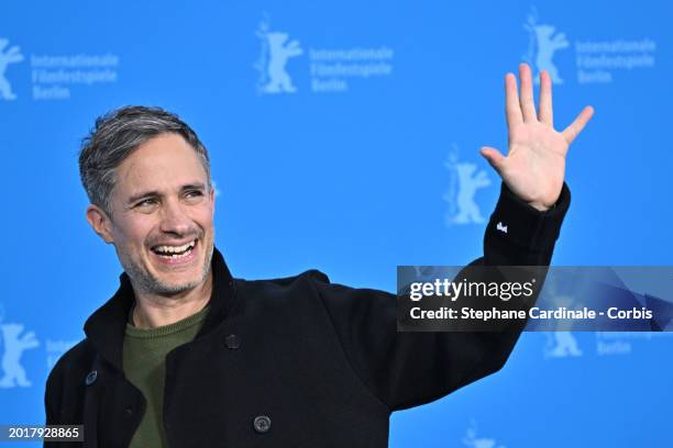 Gael Garcia Bernal attends the "Another End" photocall during the 74th Berlinale International Film Festival Berlin at Grand Hyatt Hotel on February...