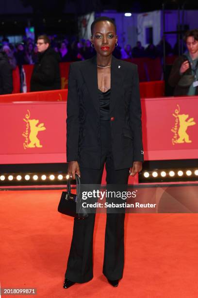 President of the International Jury Lupita Nyong'o attends the "Another End" premiere during the 74th Berlinale International Film Festival Berlin at...