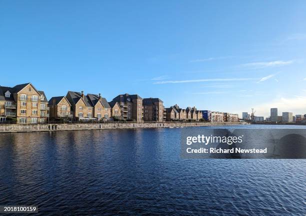 st mary’s island pier scenic viewpoint - rochester kent stock pictures, royalty-free photos & images