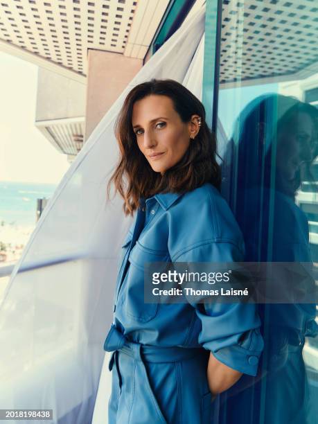 Actress Camille Cottin poses for a portrait on July 6, 2021 in Cannes, France.