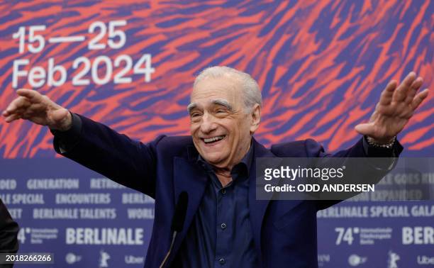 DEU: Honorary Golden Bear And Homage For Martin Scorsese Press Conference - 74th Berlinale International Film Festival