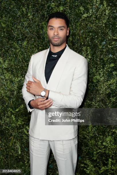 Regé-Jean Page attends the Charles Finch & CHANEL 2024 Pre-BAFTA Party at 5 Hertford Street on February 17, 2024 in London, England.