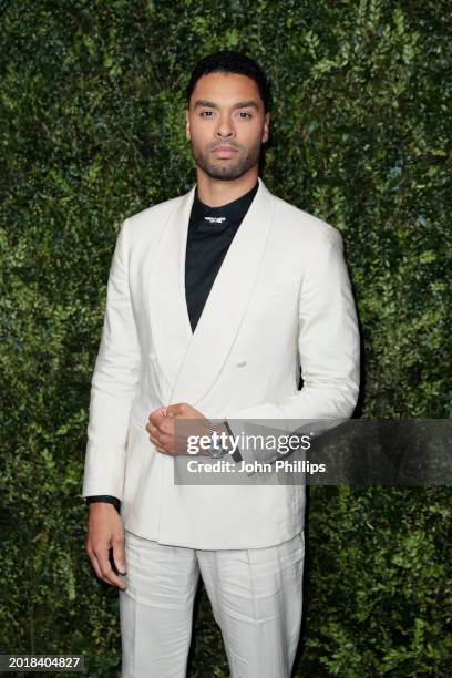 Regé-Jean Page attends the Charles Finch & CHANEL 2024 Pre-BAFTA Party at 5 Hertford Street on February 17, 2024 in London, England.