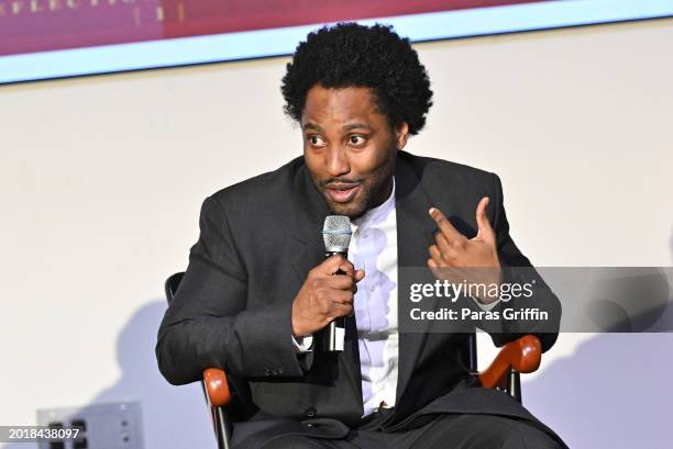 Onstage during 2024 Morehouse College Reflections of Excellence at Bank of America Auditorium at Morehouse College on February 17, 2024 in Atlanta,...