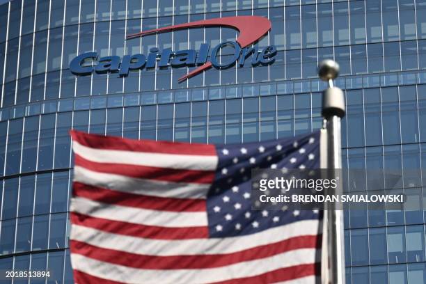 Capital One headquarters in McLean, Virginia on February 20, 2024. US banking giant Capital One announced on February 19, 2024 that it will acquire...