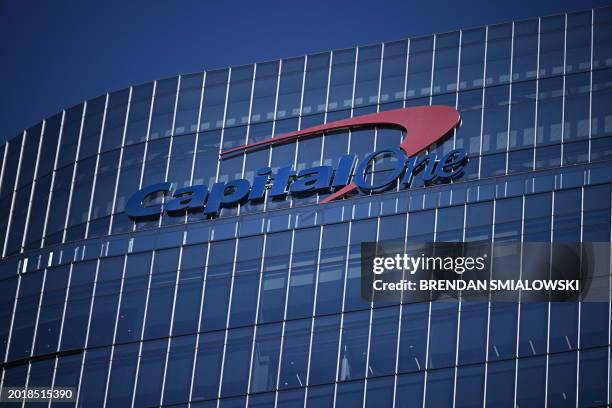 Capital One headquarters in McLean, Virginia on February 20, 2024. US banking giant Capital One announced on February 19, 2024 that it will acquire...