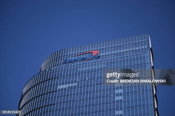 Capital One headquarters in McLean, Virginia on February 20, 2024. US banking giant Capital One announced on February 19, 2024 that it will acquire...